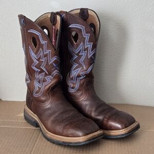 Twisted X Cowboy Boots Steel Toe Men's 8.5D. MLCS003